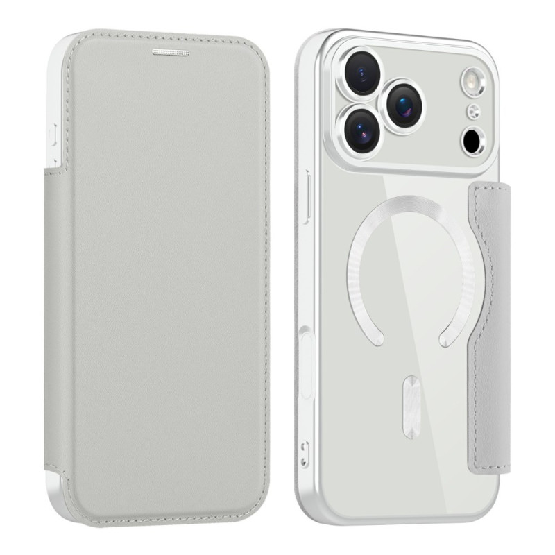 Flip Cover iPhone 17 Pro Max Compatible MagSafe avec Porte-Cartes RFID