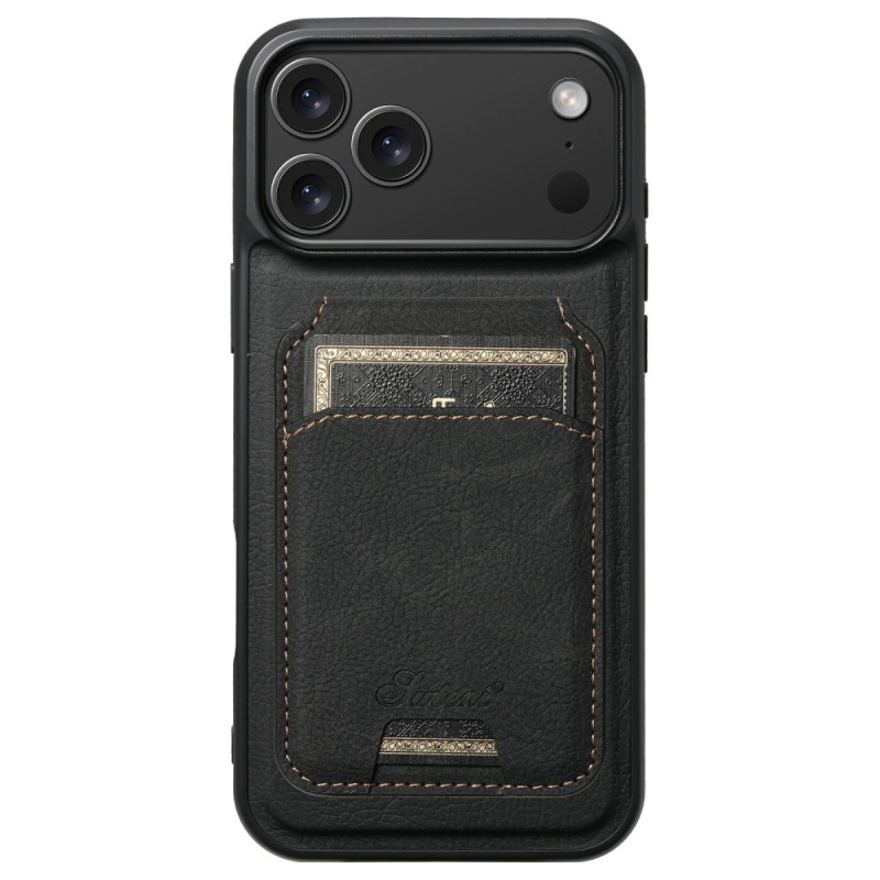 Coque iPhone 17 Pro Max Compatible Magsafe Porte-Cartes Vintage
