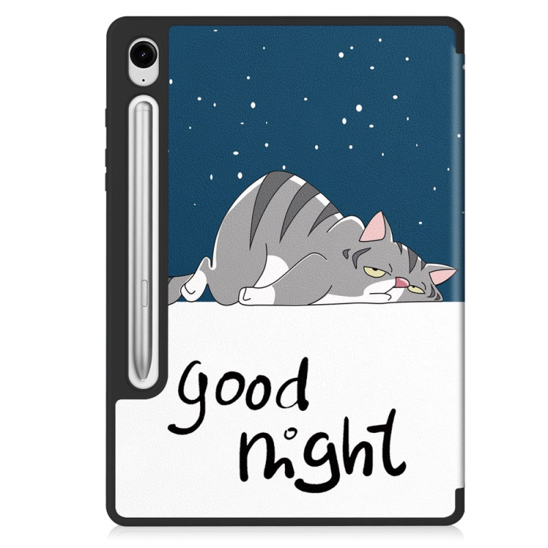 Smart Case Samsung Galaxy Tab S10 Lite Porte-Stylet Good Night