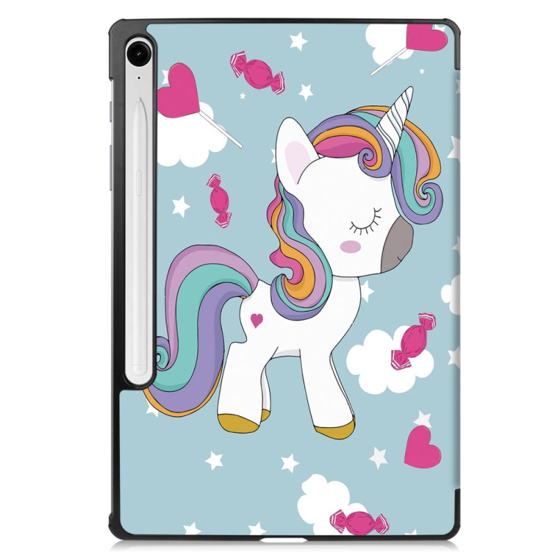 Smart Case Samsung Galaxy Tab S10 Lite Porte-Stylet Licorne