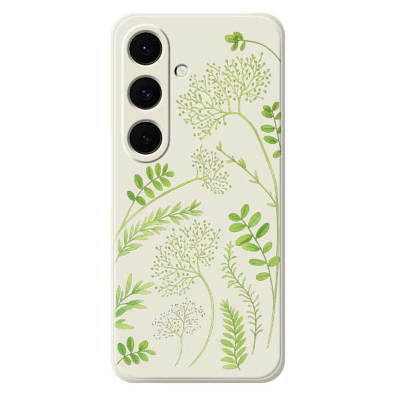 Coque Samsung Galaxy S25 FE Silicone Feuilles