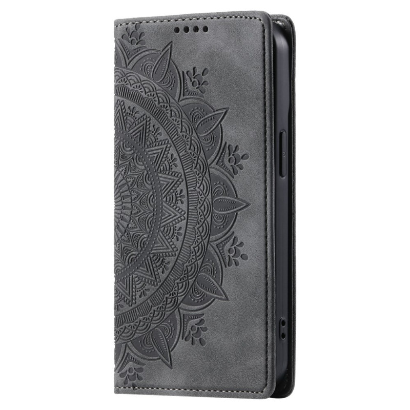 Flip Cover Xiaomi Redmi 15 4G / 5G Effet Daim Mandala
