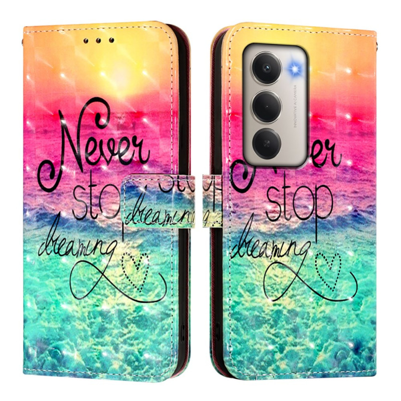 Housse Xiaomi Redmi 15 4G Never Stop dreaming