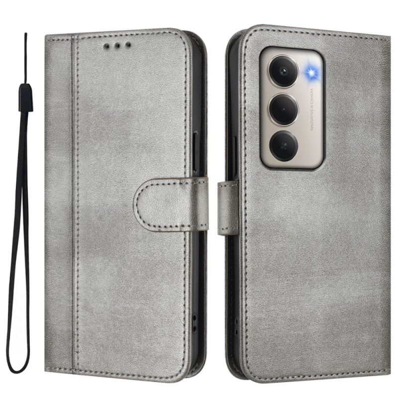 Housse Xiaomi Redmi 15 4G Simili Cuir Liseré