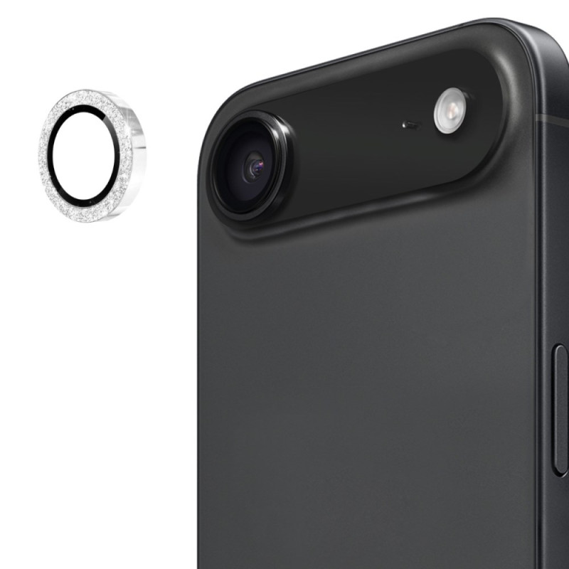 Lentille de Protection pour iPhone 17 Air Anneau Design Pailleté