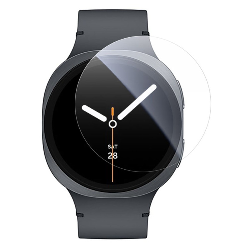 Protection en Verre Trempé pour Écran Samsung Galaxy Watch8 44mm Outil d'Alignement