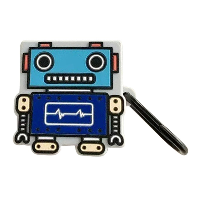 Coque Samsung Galaxy Buds Pro Robot Bleu