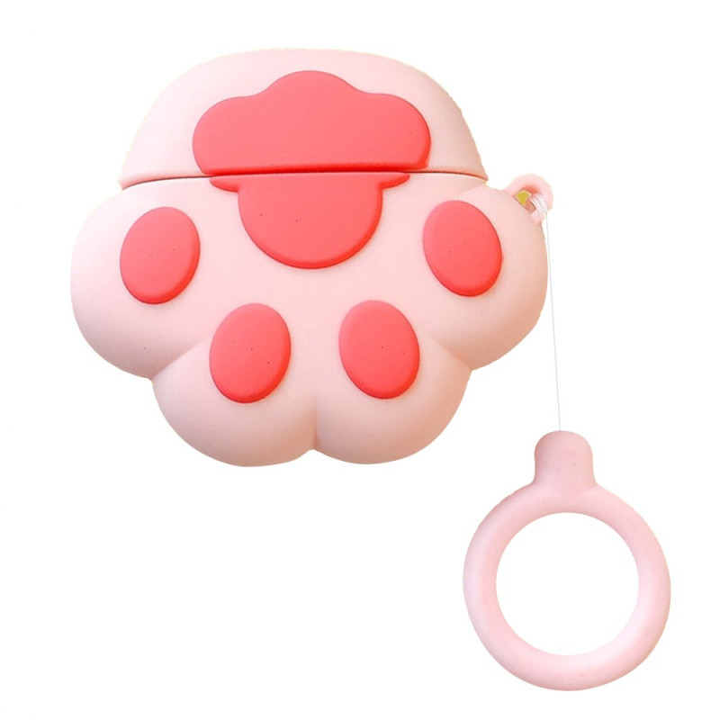 Coque Samsung Galaxy Buds FE Patte de Chat Rose