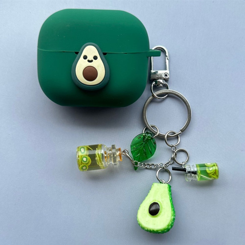 Coque Samsung Galaxy Buds3 Pro / Buds3 Avocat avec Pendentif