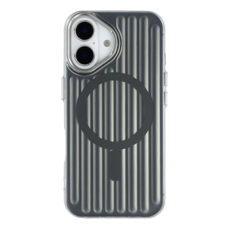 Coque iPhone 16 Compatible MagSafe avec Texture Bagages
