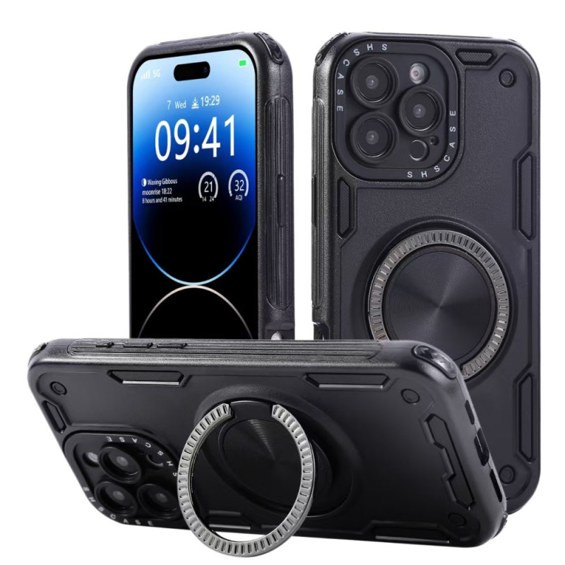 Coque iPhone 16 Pro Max MagSafe Anneau Multifonctionnel,