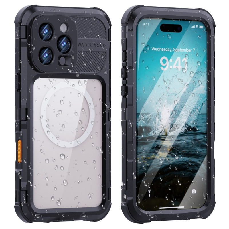 Coque étanche pour iPhone 16 Pro Max Compatible MagSafe Étanche