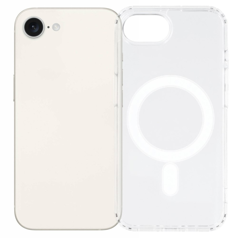 Coque iPhone 17E / 16E Compatible MagSafe Transparente