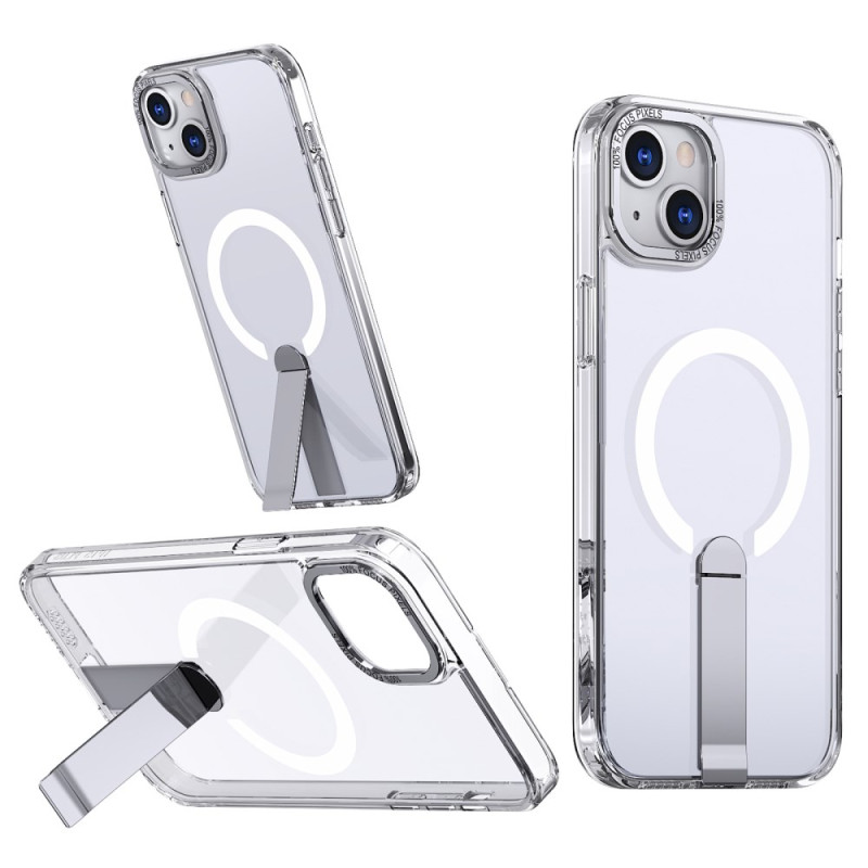 Coque iPhone 15 MagSafe Translucide avec Support