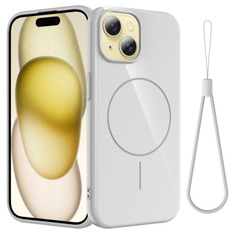 Coque iPhone 15 MagSafe Silicone à Lnaière