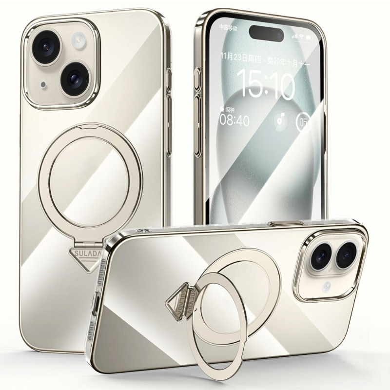 Coque iPhone 15 MagSafe avec Support Pliable