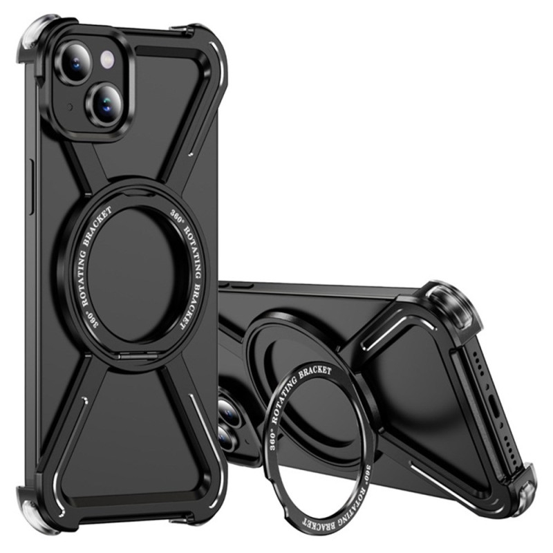 Coque iPhone 15 MagSafe avec Support Métal