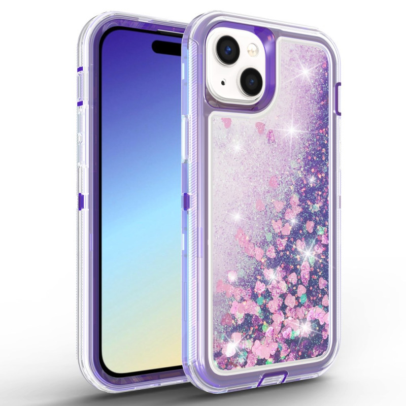 Coque iPhone 15 Effet Sable Mouvant