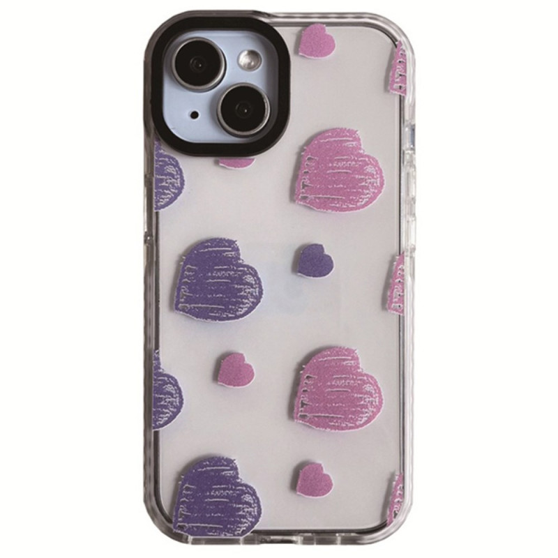 Coque iPhone 15 Cœurs
