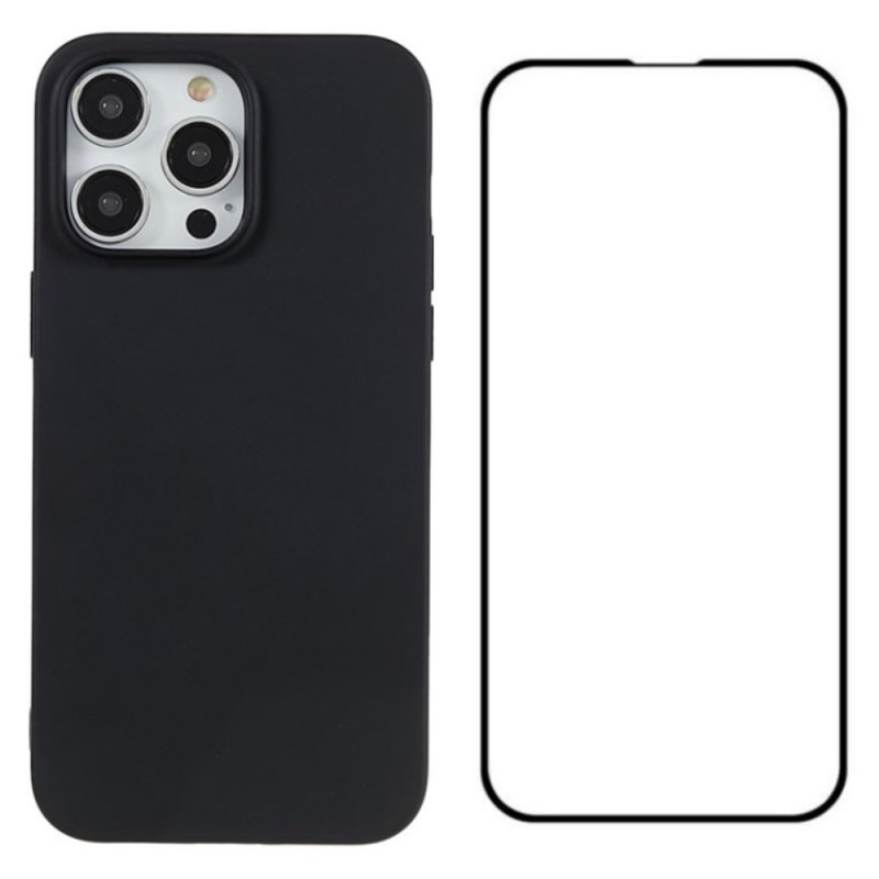 Coque iPhone 15 Pro Silicone avec Protecteur Écran