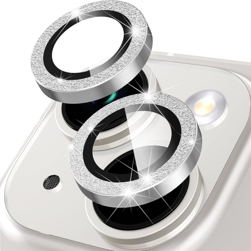 Lentilles de Protection pour Phone 15 / 15 Plus Strass