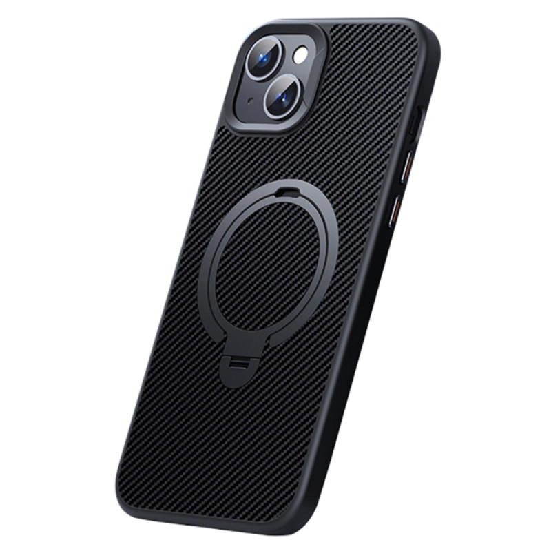 Coque iPhone 15 Plus MagSafe Business Fibre Carbone