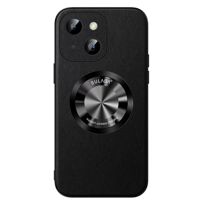 Coque iPhone 15 Plus MagSafe Style Cuir SULADA