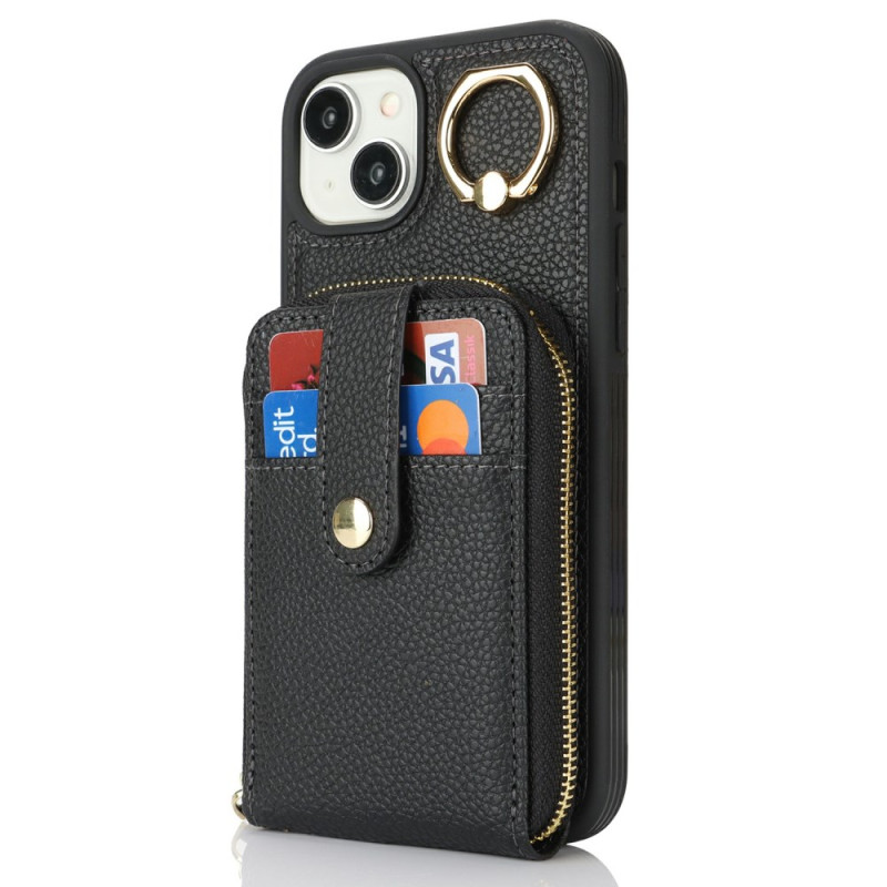 Coque iPhone 15 Plus / 14 Plus Pochette Zippée