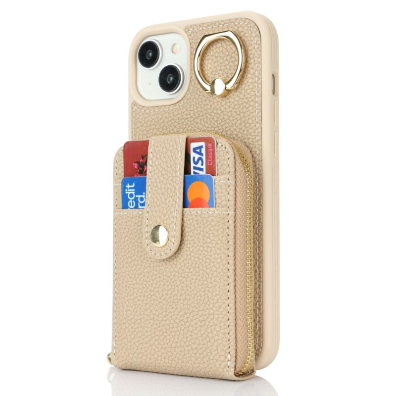Coque iPhone 15 Plus / 14 Plus Pochette Zippée