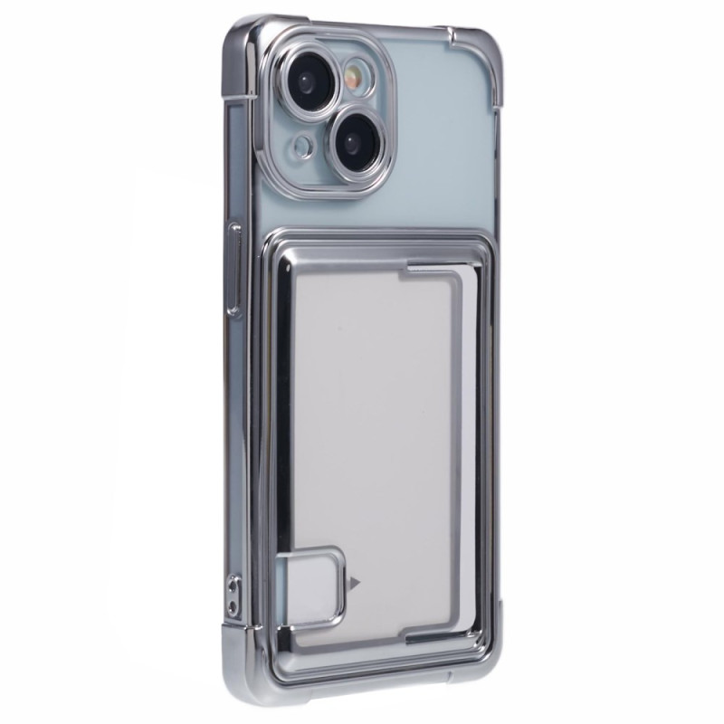 Coque pour iPhone 15 Plus Transparente Renforcée avec Porte-Carte