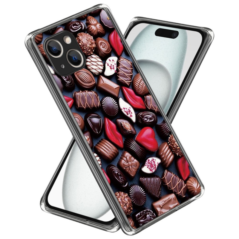 Coque iPhone 15 Plus Chocolats Gourmands