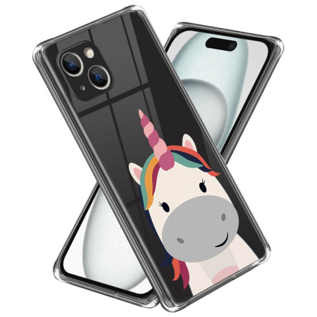 Coque iPhone 15 Plus Licorne