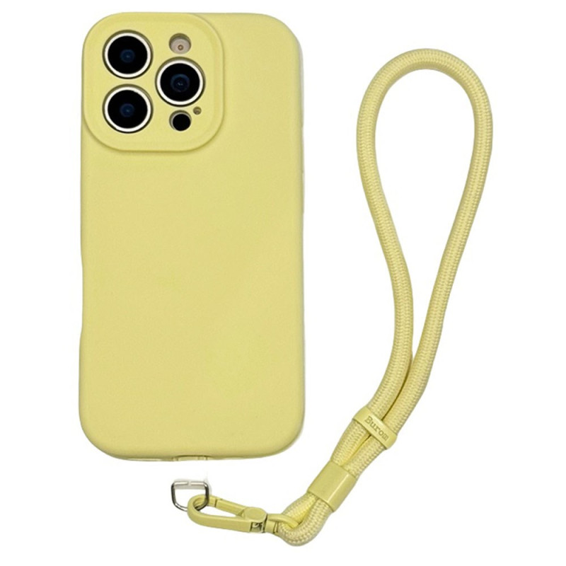 Coque iPhone 15 Pro Silicone Liquide et Lanière