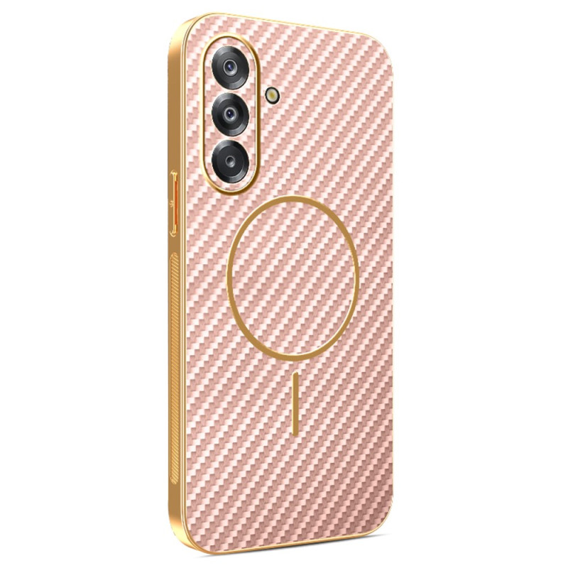 Coque Samsung Galaxy A17 4G / A17 5G MagSafe Texture Fibre Carbone