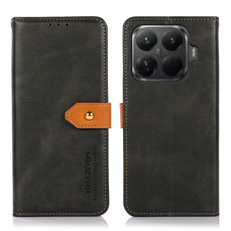 Housse Xiaomi 15T Pro Bouton Doré KHAZNEH