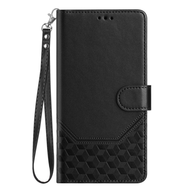 Housse Xiaomi 15T Pro Frise Losanges avec Lanière
