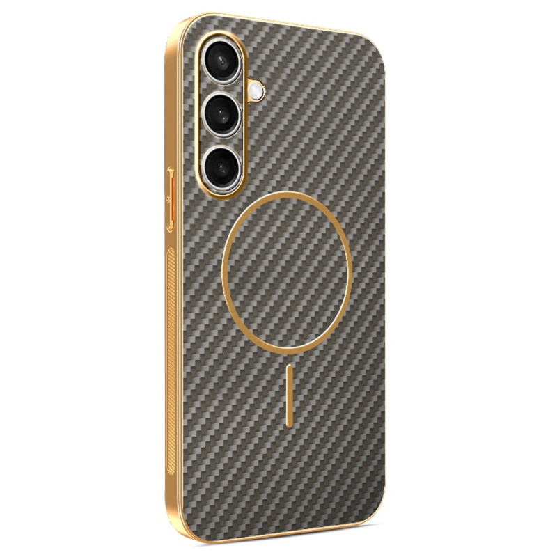 Coque Samsung Galaxy S25 FE MagSafe Design Fibre Carbone