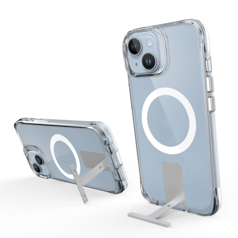 Coque iPhone 14 MagSafe Transparente avec Support