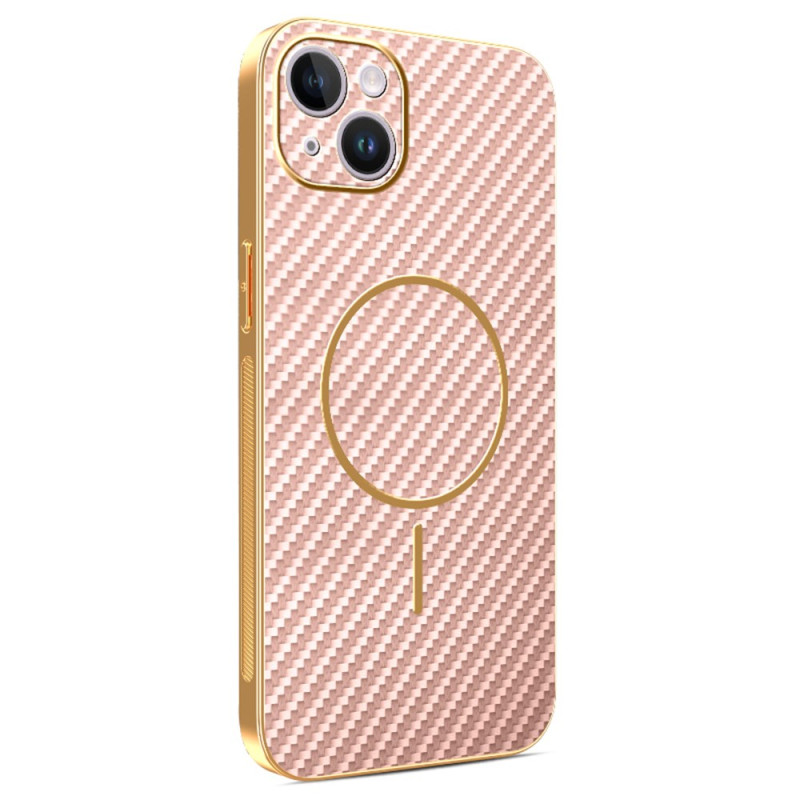 Coque iPhone 14 Plus Texture Fibre Carbone
