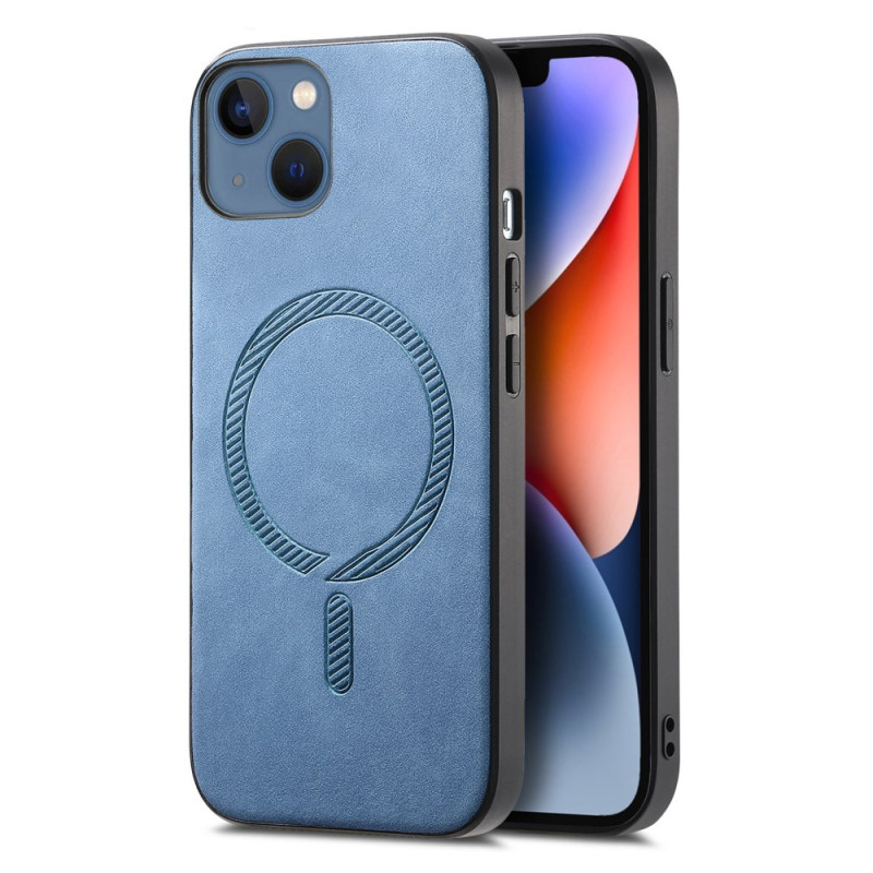 Coque iPhone 14 Plus MagSafe Effet Cuir