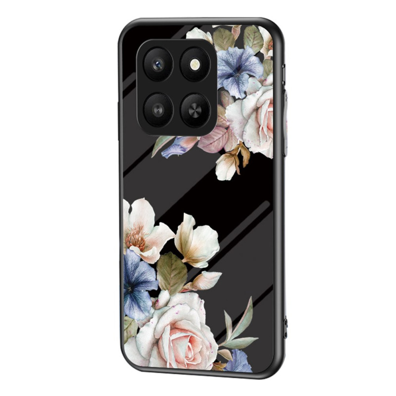 Coque Honor 400 Smart 5G / X7d 4G Verre Trempé Florale
