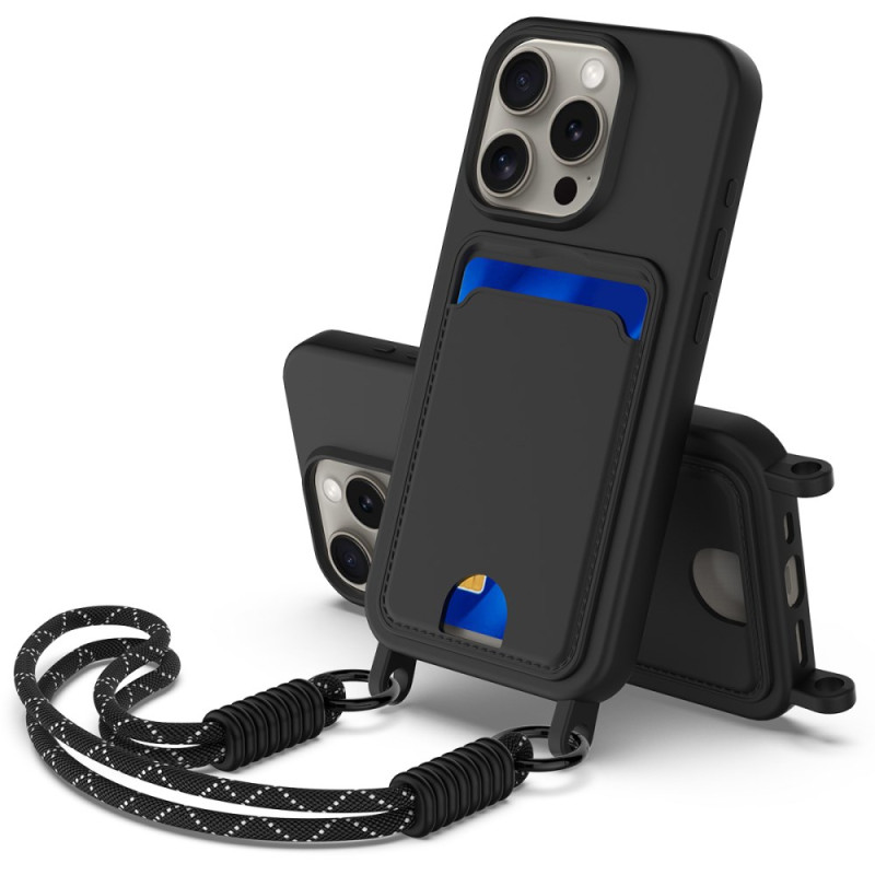 Coque iPhone 14 Pro Silicone avec Porte-Carte