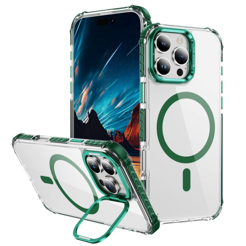 Coque iPhone 14 Pro MagSafe avec Support et Protection d'Objectif