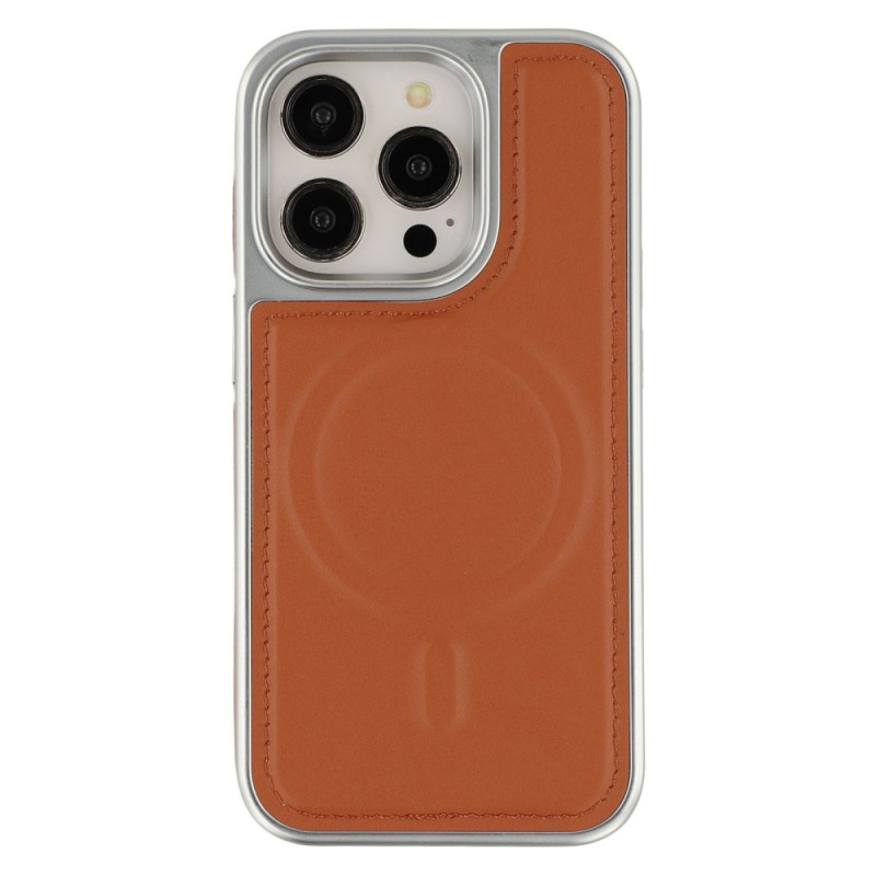 Coque iPhone 14 Pro MagSafe Hybride Effet Cuir
