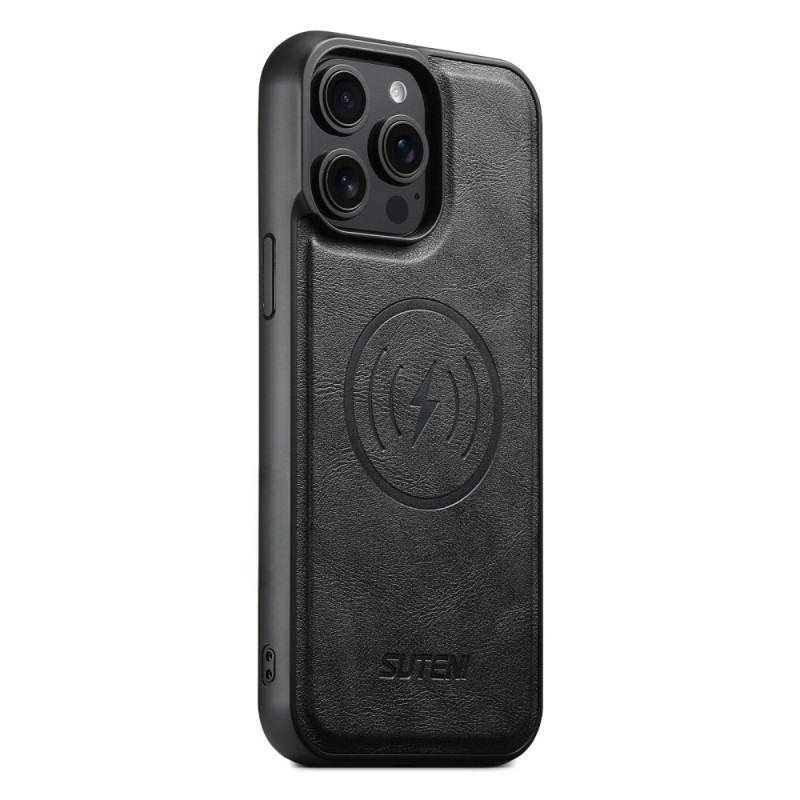 Coque iPhone 14 Pro MagSafe Effet Cuir SUTENI
