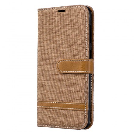 Housse Samsung Galaxy A30 Tissu Et Effet Cuir