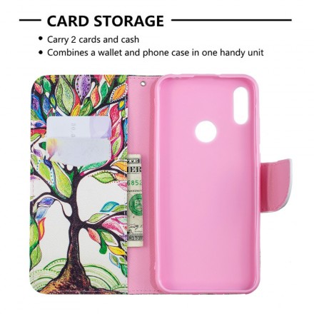 Housse Huawei Y6 2019 Arbre Coloré Housse Huawei Y6 2019 Arbre Coloré