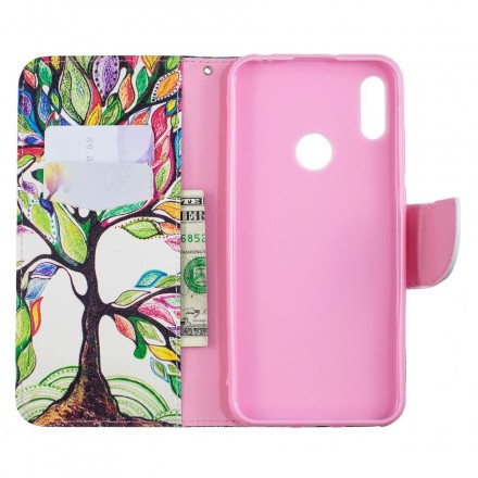 Housse Huawei Y6 2019 Arbre Coloré Housse Huawei Y6 2019 Arbre Coloré