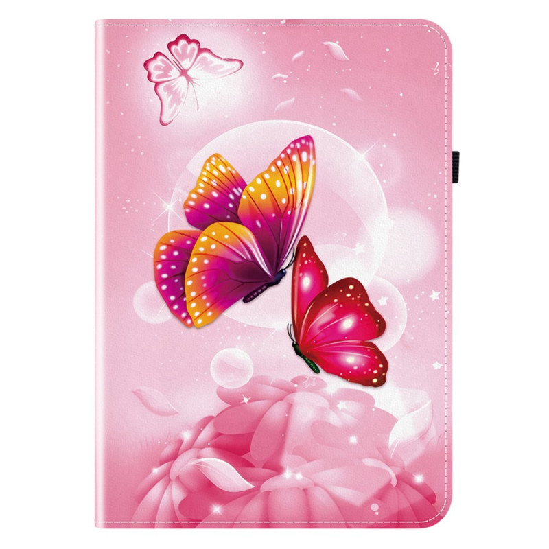 Étui Samsung Galaxy Tab S11 Papillons Roses