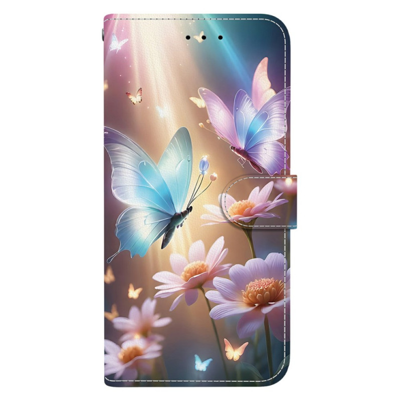 Housse Honor 400 Smart 5G / 4G / X7d 4G Papillons Lumineux